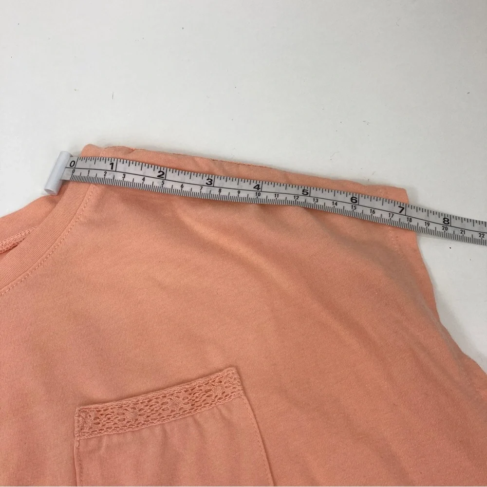 OshKosh B’gosh peach Girls Tie-Front Top 14/15 A
